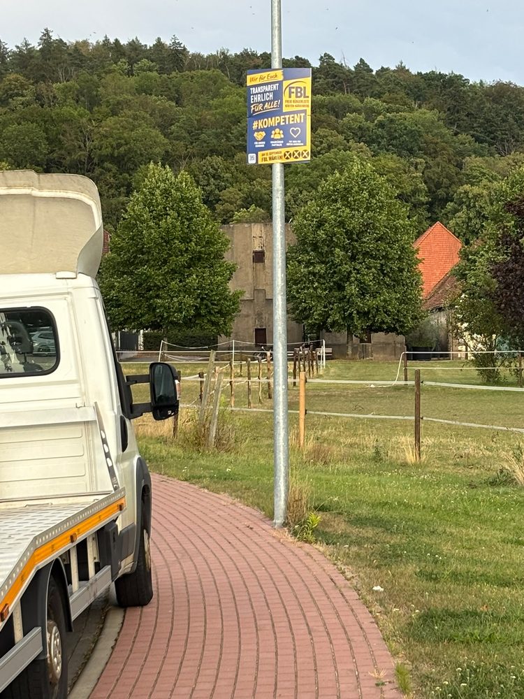 FBL-Plakat Schlossblick · Angerstein